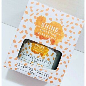 NIB Sparkling Grapefruit Candle SHINE 7.8 oz‎ Jar Boxed NEW Home Office